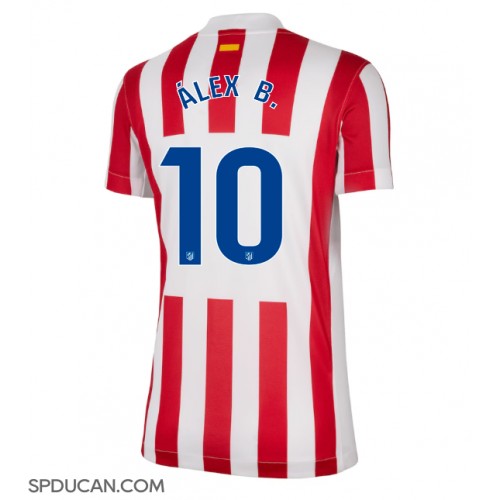 Zenski Nogometni Dres Atletico Madrid Alex Baena #10 Domaci 2025-26 Kratak Rukav